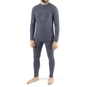 Viking Lava Men's Base Layer Set, Navy/Grey