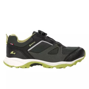 Viking Nator Low GTX Boa Kid's Shoes, Huntinggreen/Lime