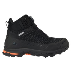 Viking Rask GTX BOA Spike Women's Hiking Boots, Black/Orange