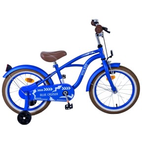 Volare Blue Cruiser Kids Bike, Boys, 16", Blue