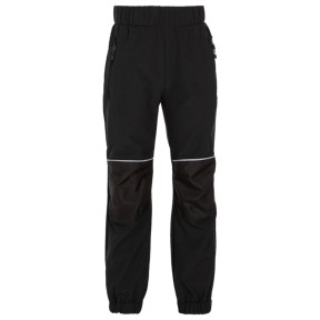 ZigZag Ludo Kids Softshell Pants W-PRO 8000, Black