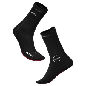 Zone3 Heat-Tech Neoprene Swim Socks, Black