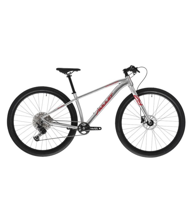 Amulet Youngster 1.11 SH 29'' Bike, alu brushed transparent/red