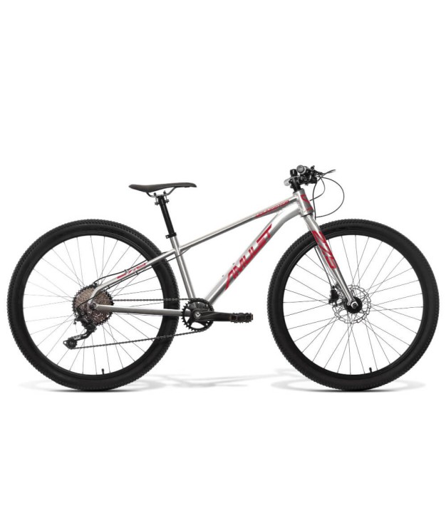 Amulet Youngster 1.10 SH 27,5'' Bike, alu brushed transparent/red