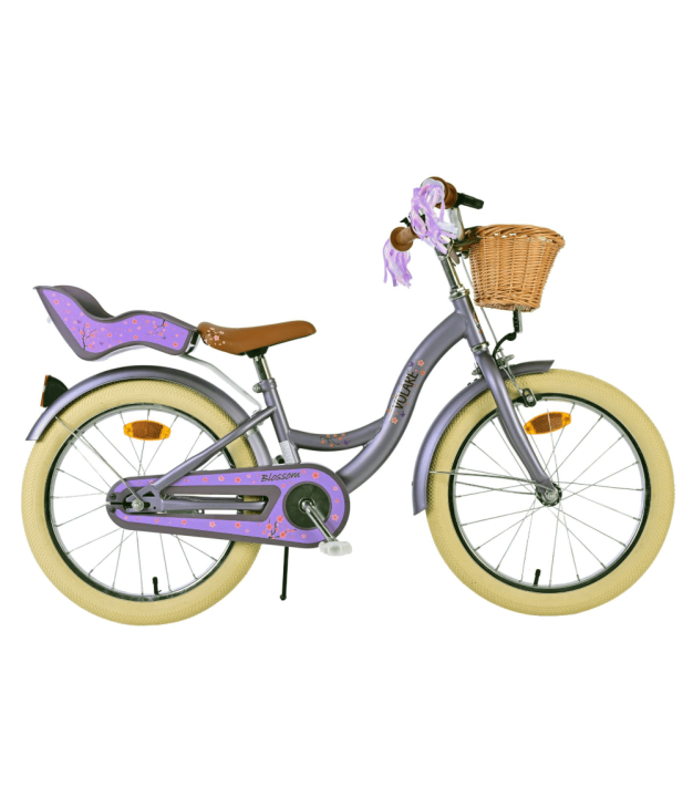 Volare Blossom Girls Bike 18'', Purple