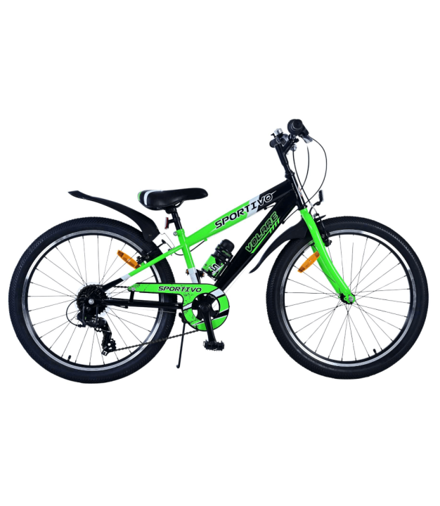 Volare Sportivo Kids Bike 24", Black/Green