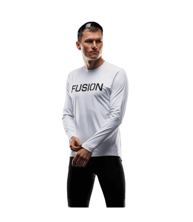 Fusion Tempo! LS Shirt, white