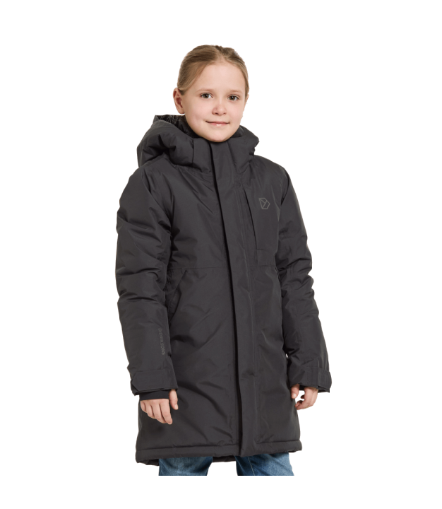 Didriksons Porfyr Kids' Parka, Black