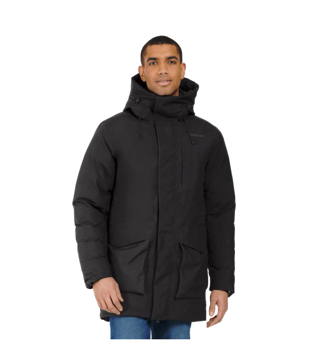 Didriksons Akilles Men's Parka, Black