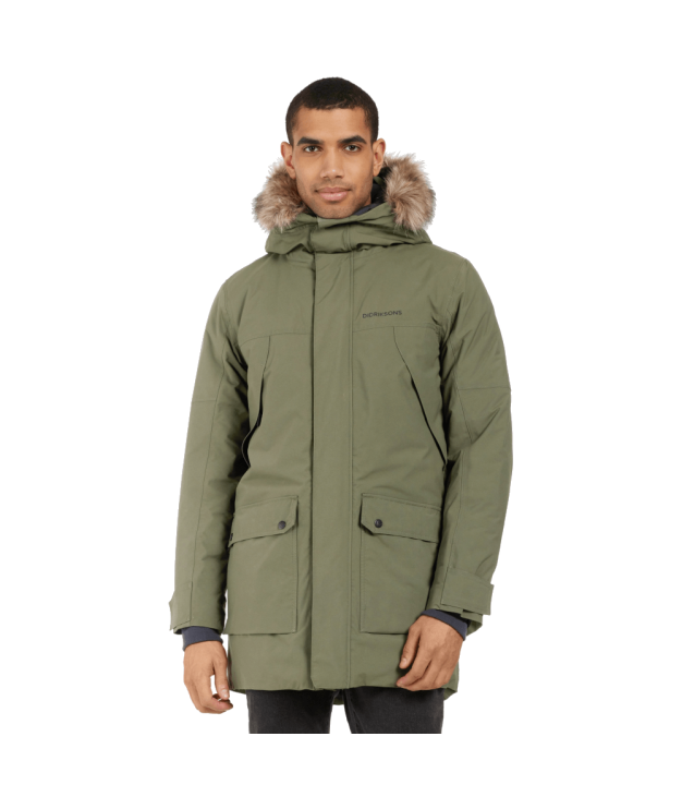 Didriksons Rick Men's Parka, Deep Green