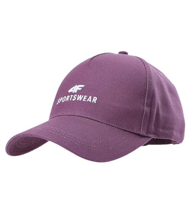 4F ACABU266 Unisex Cap, Burgundy