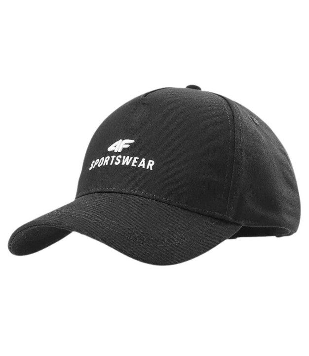 4F ACABU266 Unisex Cap, Deep Black