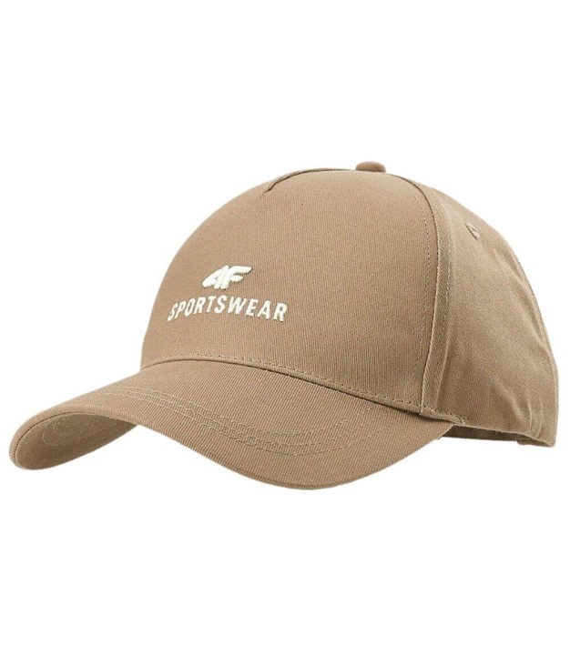 4F ACABU266 Unisex Cap, Light Brown