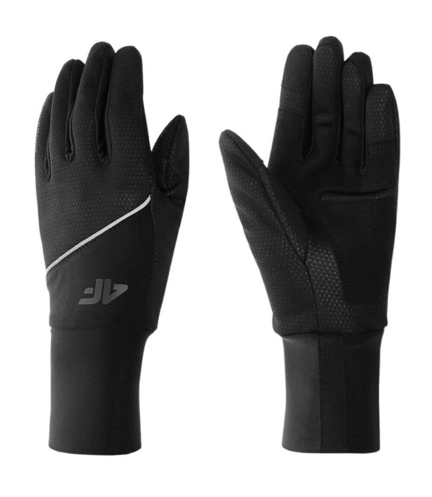 4F AFGLU142 Touch Screen Gloves, Black