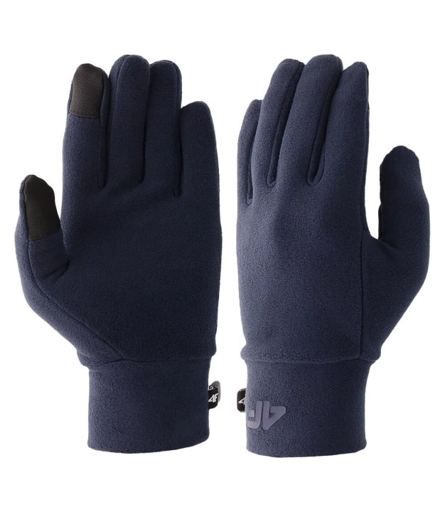 4F AGLOU038 Kids Gloves, Navy Blue