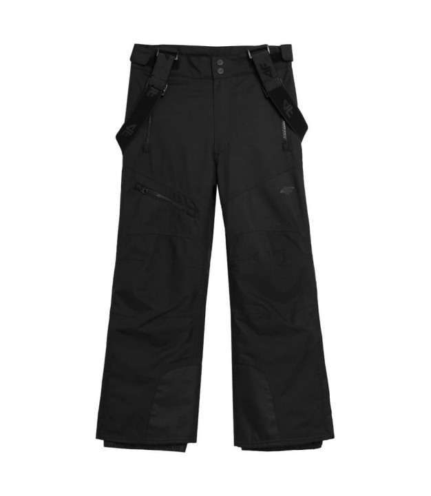 4F JSPMN002 Boy's Ski Pants, deep black, jspmn002 20s