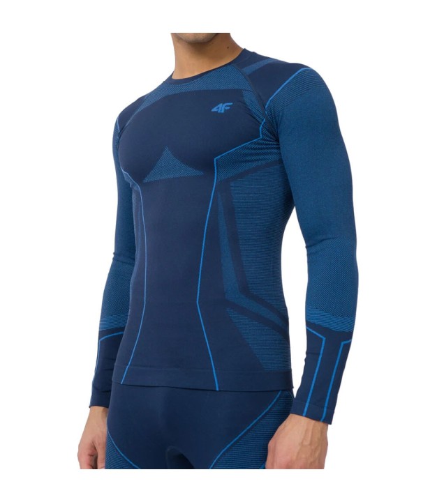 4F BIMB031G Men's Top Base Layer, Dark Blue