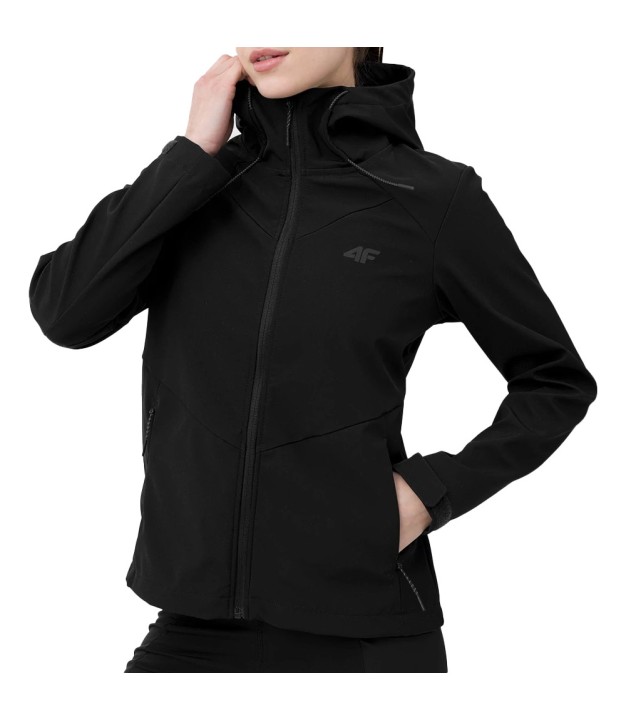 4F F048 Women's Windproof Softshell Jacket, Anthracite