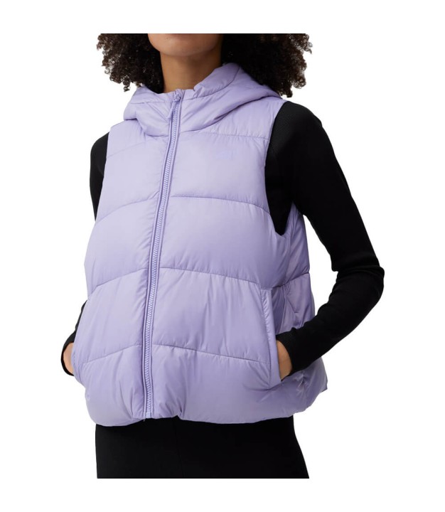 4F F092 Women's Synthetic-Fill Down Vest, Light Violet