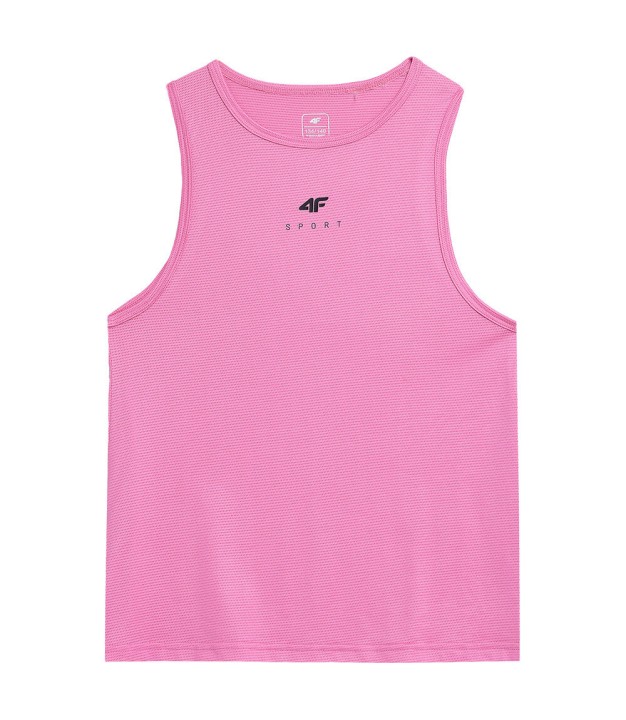 4F F156 Girls Sleeveless Top, Hot Pink