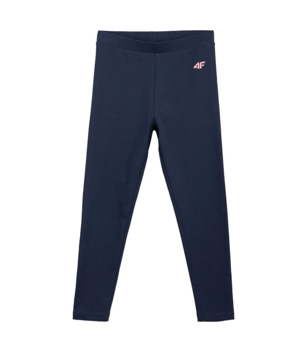 4F JLEG001A Girls Leggings, Navy