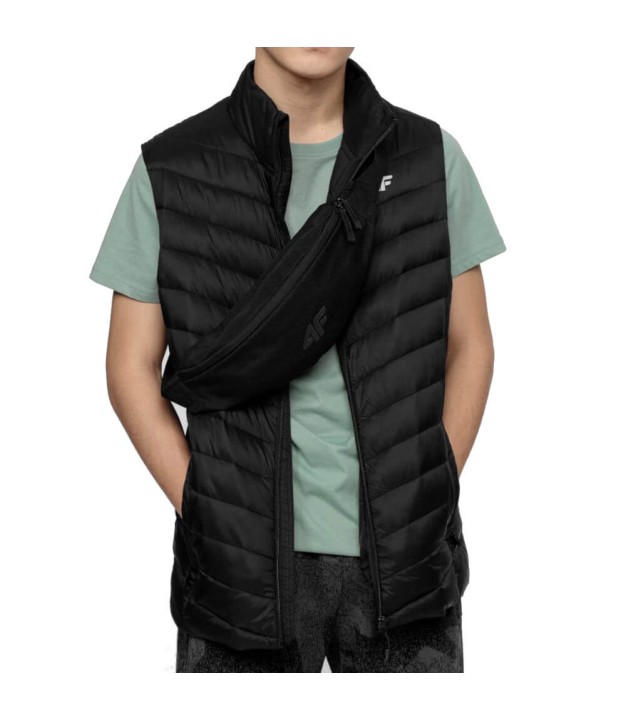 4F KUMP001 Men's Insulated Vest, Black