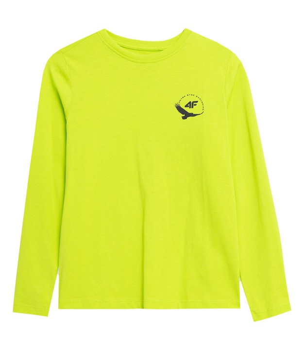 4F M063 Boys Longsleeve, Canary Green