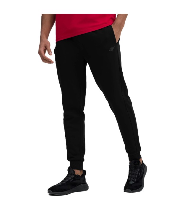 4F M223 Men's Joggers Sweatpants, Deep Black