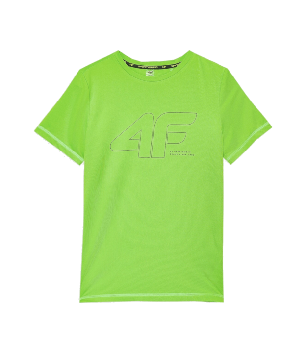 4F Quick-Drying Boy's Sports T-Shirt, green