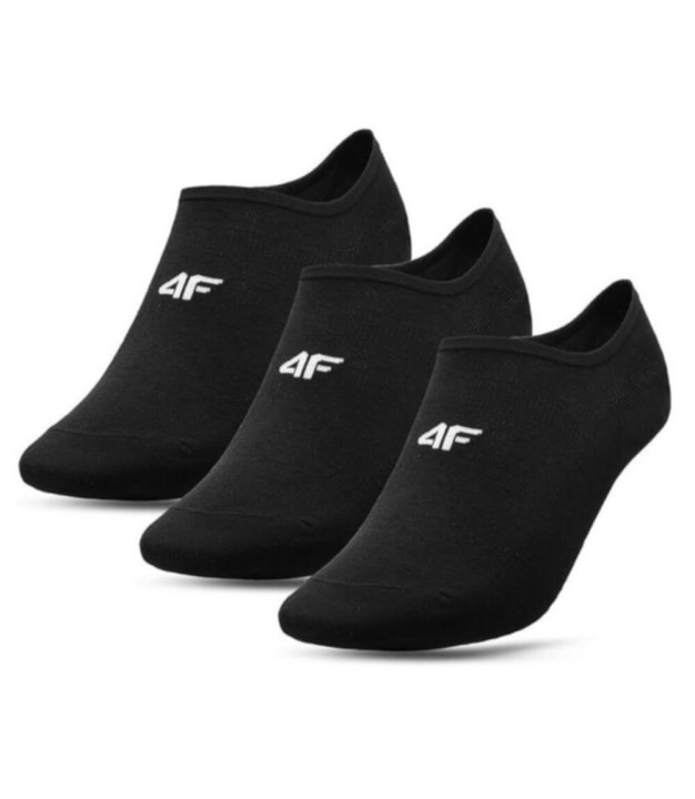 4F SOM005 3Pairs Men's Socks, Black