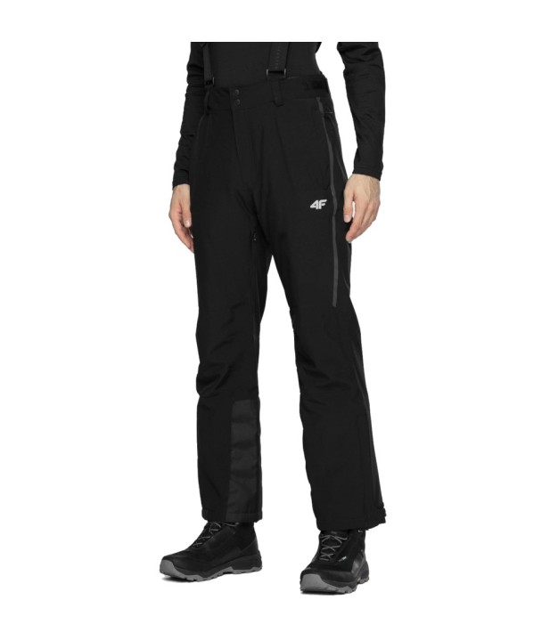 4F SPMN004 Men's Ski Pants, Black