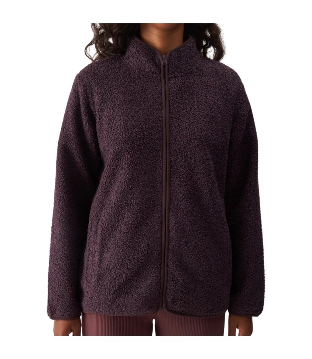 4F TFLEF257 Women's Regular Sherpa Fleece, Purple