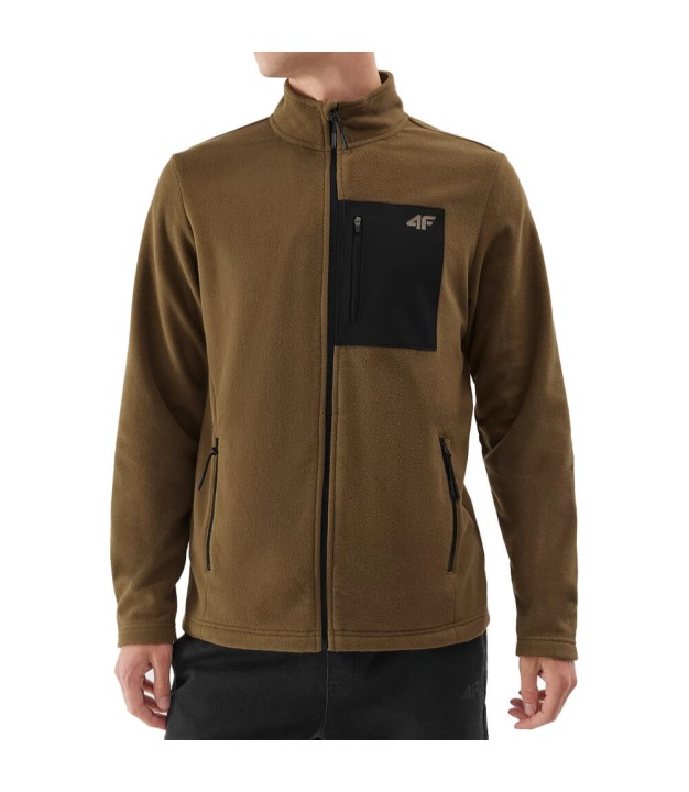 4F TFLEM123 Men's Fleece, Light Brown