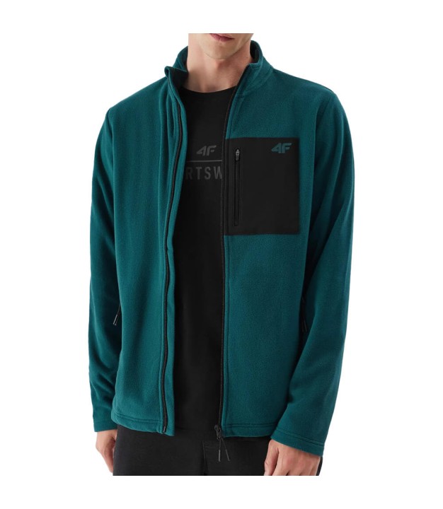 4F TFLEM123 Men's Fleece, Teal