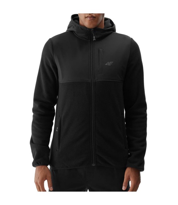 4F TFLEM269 Men's Fleece, Black