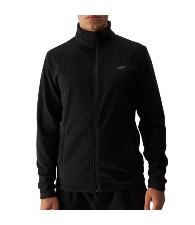 4F TFLEM289 Men's Fleece, Deep Black