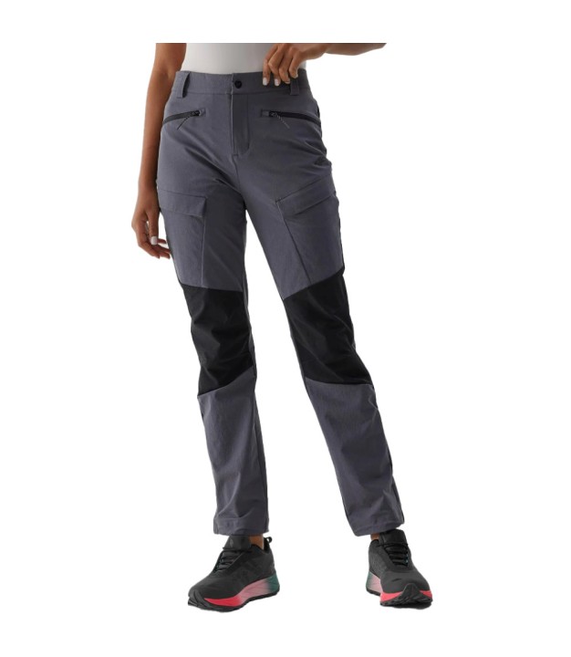 4F TFTRF407 Women's 4WayStretch Trekking Trousers, Anthracite