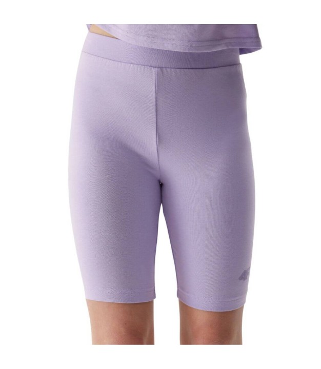 4F TTIGF129 Girls Short Leggings, Light Violet