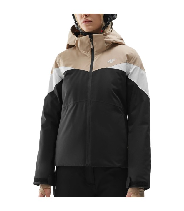 4F TTJAF344 Women's Ski Jacket, Light Brown