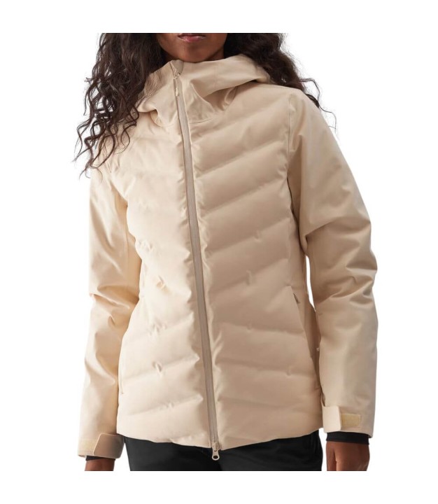 4F TTJAF591 Women's Ski Jacket, Beige