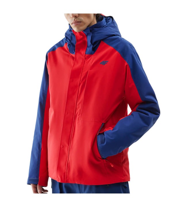 4F TTJAM347 Men's Ski Jacket, Red