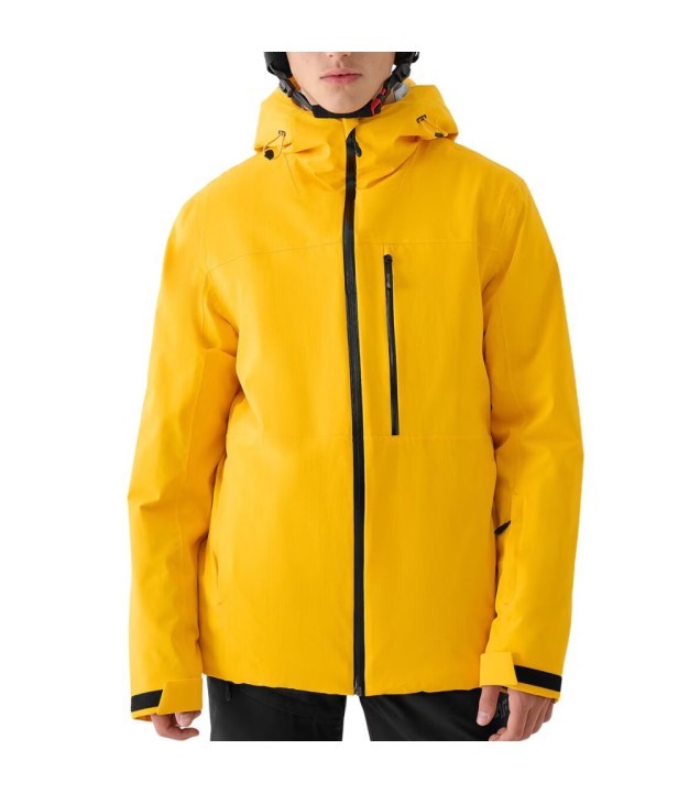 4F TTJAM574 Men's Technical Ski Jacket, Yellow