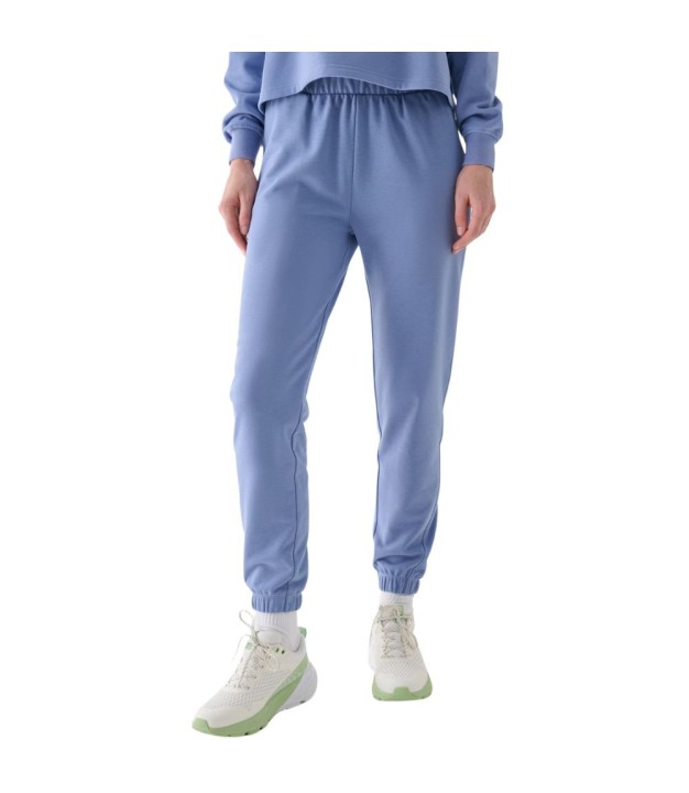 4F TTROF0925 Women's Jogger Sweatpants, Denim