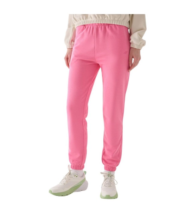 4F TTROF0925 Women's Jogger Sweatpants, Pink