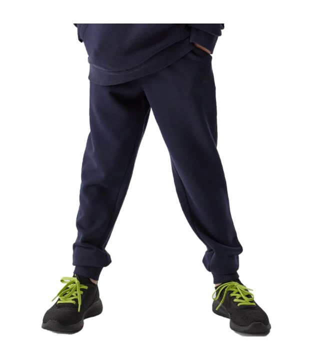 4F TTROM410 Boy's Jogger Sweatpants, Navy