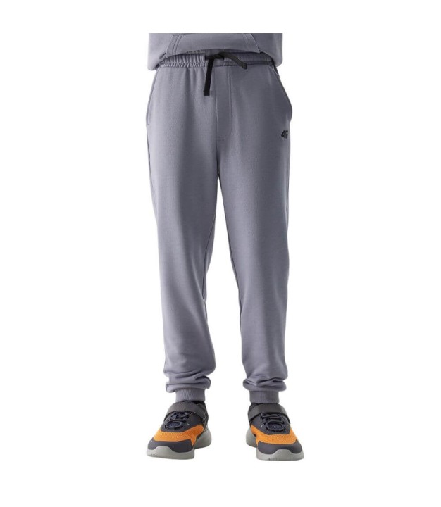 4F TTROM591 Boy's Jogging Bottoms, Light Blue