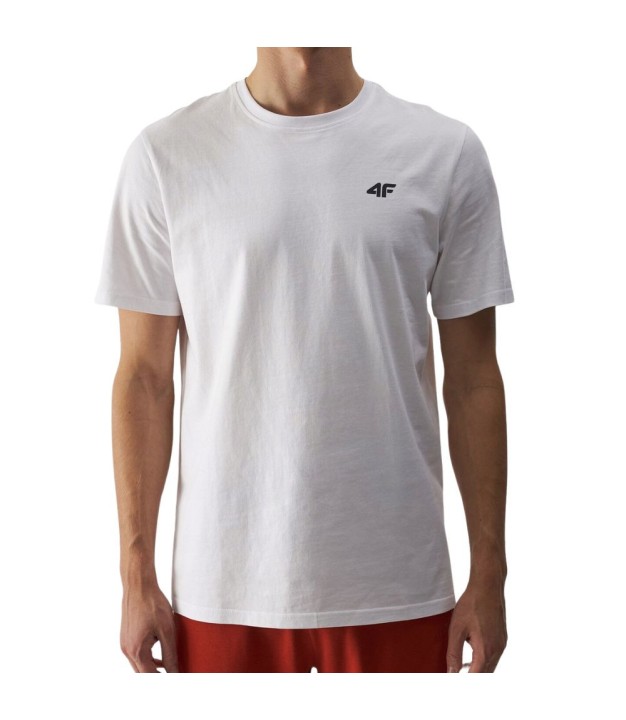 4F TTSHM1843 Men's T-Shirt, White