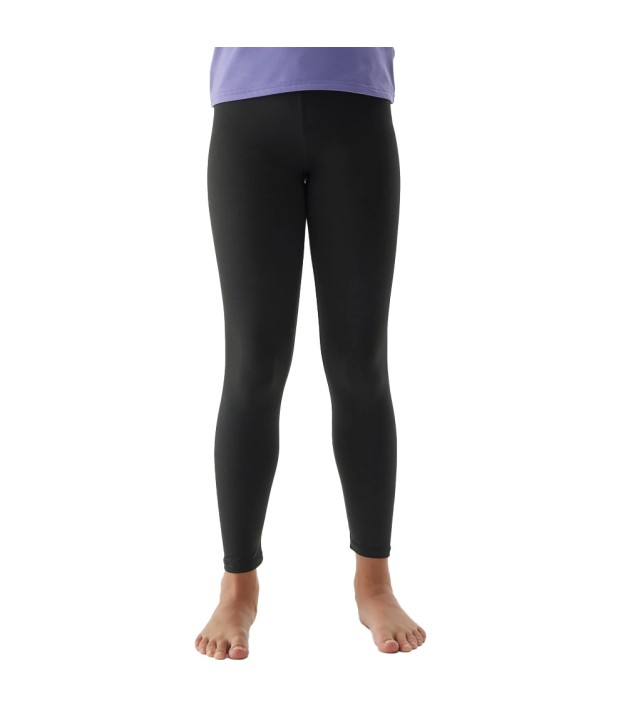 4F UBRUF041 Girls Baselayer Pants, Black