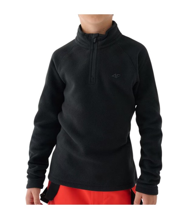 4F UFLEM050 Boy's Fleece, Black