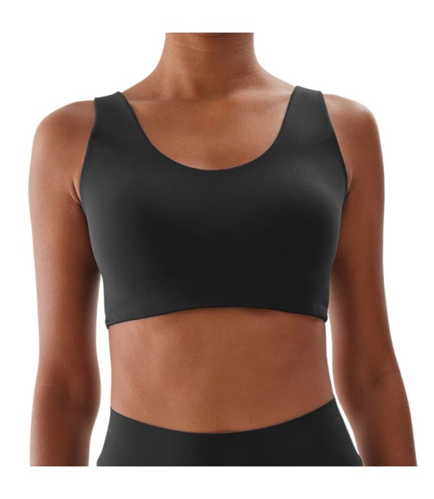 4F USBAF161 Women's Sports Bra, Black